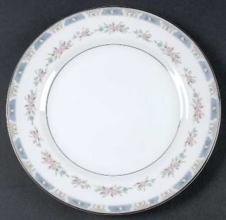 Imperial (Japan) Glenrose Salad Plate, Fine China Dinnerware   Blue Boxes, Pink