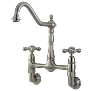 Elements of Design ES1098AX New Orleans Two Handle Wall Mount Kitchen Faucet