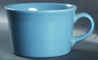 Metlox   Poppytrail   Vernon Colorstax French Blue Flat Cup, Fine China Dinnerwa