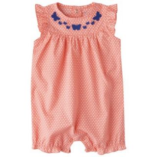 Just One YouMade by Carters Newborn Girls Jumpsuit   Orange/White/Blue 12 M