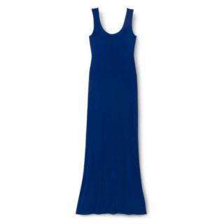 Merona Womens Knit Maxi Tank Dress   Waterloo Blue   XXL