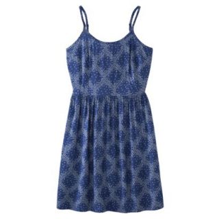 Mossimo Supply Co. Juniors Easy Waist Dress   Blue Print S(3 5)
