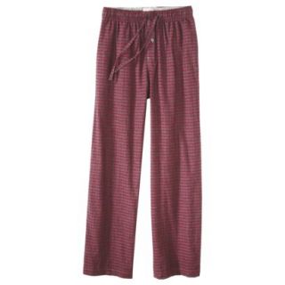 Merona Mens Flannel Sleep Pants   Red/Grey Check L