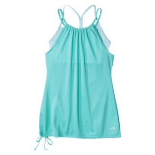 C9 by Champion Womens Double Layer Tank   Vintage Teal XS