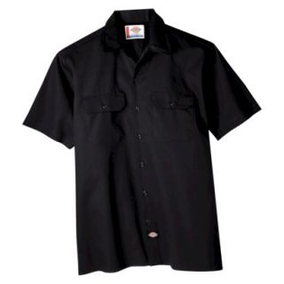 Dickies Mens Original Fit Short Sleeve Work Shirt   Black L