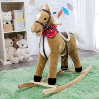Charm Blonde Rocking Horse with Movement and Sounds Multicolor   82341