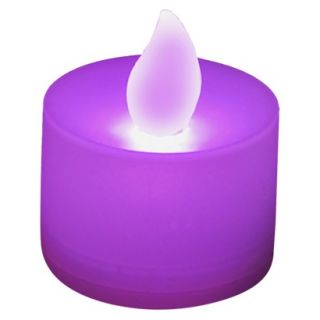 Battery Operated LED Tea Lights   Purple (12 Count)