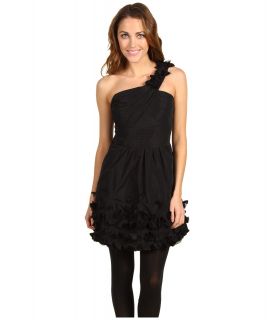 BCBGMAXAZRIA Petite Quinby Dress Womens Dress (Black)
