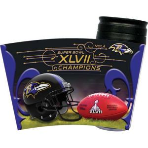 Baltimore Ravens NFL Super Bowl XLVII Champ 16oz. Travel Tumbler