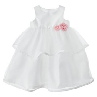 Just One YouMade by Carters Newborn Girls Dress Set   White 6 M
