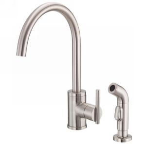 Danze D401558SS Parma  Single Handle Kitchen Faucet With Side Spray