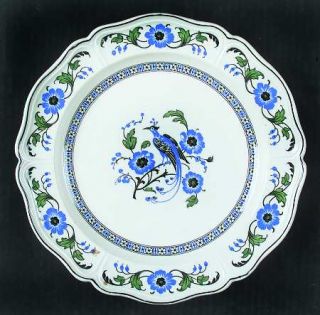 Wedgwood Tigris (Blue & Black) Dinner Plate, Fine China Dinnerware   Blue & Blac