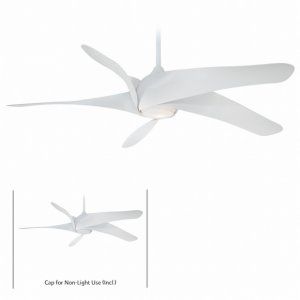 Minka Aire MAI F905 WH Artemis XL5 62 5 Blade Ceiling Fan with Etched Opal Glas