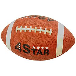 Defender Brown Mini Indoor/outdoor Synthetic rubber Football (BrownSize Jr.Professional match quality9 inch deflated lengthMade up of A grade synthetic rubberProfessional grain surface for extra gripBest for wet and mud condition playMatch play ready bal