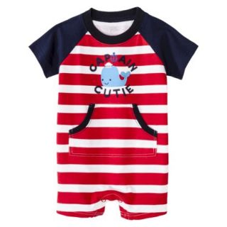 Just One YouMade by Carters Newborn Boys Jumpsuit   Red/White NB