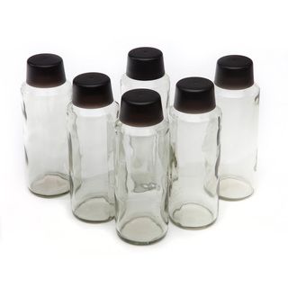 Austin Springs 18 ounce Eco friendly Glass Bottles (pack Of 6) (ClearMaterials Glass, BPA free plasticQuantity Six (6) bottles with (6) capsCapacity 18 ounces Dimensions 7 inches high x 2 inch diameter Model AS GB B 6 Eco friendly, reusable and chemi
