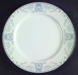 Lenox China White Heather Salad Plate, Fine China Dinnerware   Bouquet Coll.,Blu