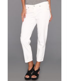 AG Adriano Goldschmied Stilt Crop Stretch Sateen Womens Jeans (White)
