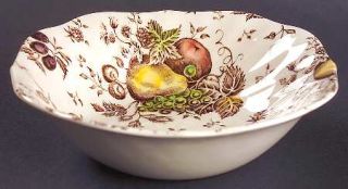 Johnson Brothers AutumnS Delight Square Cereal Bowl, Fine China Dinnerware   Br