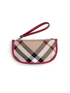 Burberry Girls Exploded Check Wristlet   Classic Check Rhubarb