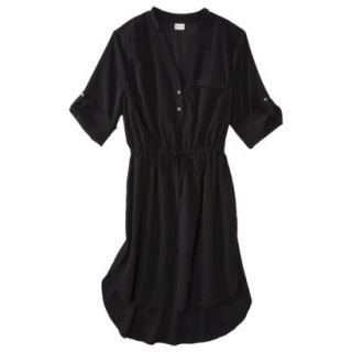 Merona Womens Plus Size 3/4 Sleeve Dress   Black 2