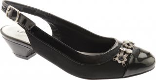 Womens Annie Dolores   Black/Black Patent Ornamented Shoes