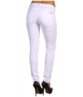 Hudson Nico Super Skinny Mid Rise in White Womens Jeans (White)
