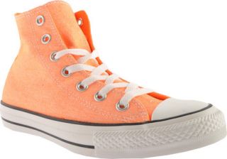 Converse Chuck Taylor® All Star Hi Washed Neon   Neon Orange Canvas Shoes