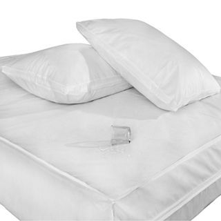 PermaShield Basic Mattress Protector Set, White