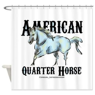  American Quarter Horse Shower Curtain  Use code FREECART at Checkout