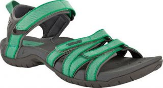 Womens Teva Tirra   Green Velcro Shoes
