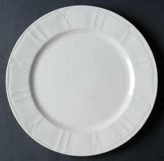 Gibson Designs Country Hill Dinner Plate, Fine China Dinnerware   All White,Unde