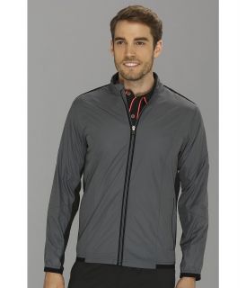 adidas Golf CLIMAPROOF Stretch Wind Jacket Mens Coat (Gray)