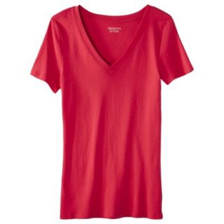 Womens Ultimate V Neck Tee   Wowzer Red   S
