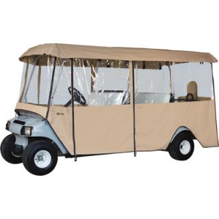 Classic Accessories Golf Car Enclosure   6 Passenger, Sand, Model# 4000601200100
