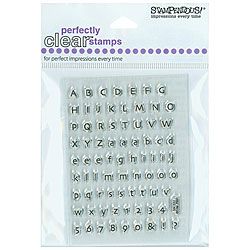 Stampendous Tiny Alphabet Clear Stamps