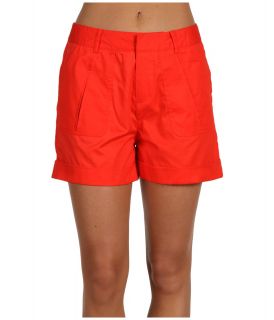 Jack by BB Dakota Bryan Peached Cotton Twill Short Womens Shorts (Red)
