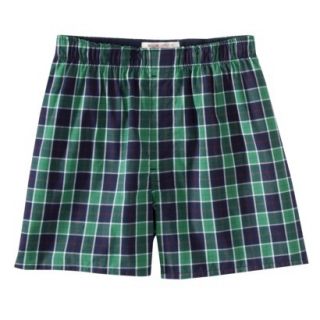 Mossimo Supply Co. Mens Plaid Boxers   Blue S