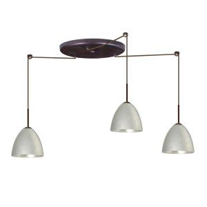 Besa Lighting BEL 3JW 4470SF BR Vila Pendant