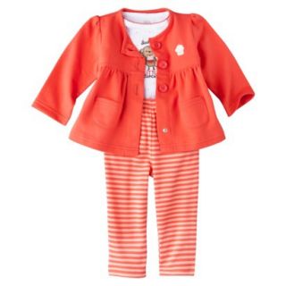 Just One YouMade by Carters Infant Girls Top and Bottom Set   Orange 3 M