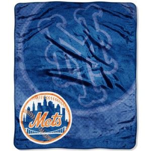 New York Mets Northwest Company Plush Throw 50x60 Retro