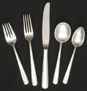 Gorham Camellia (Sterling,1942/1941,No Monos) 5 Piece Place Size Setting   Sterl