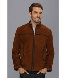 Scully Astraeus Luxury Lamb Suede Zippered Jacket Mens Jacket (Brown)