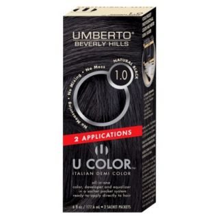 Umberto Beverly Hills U Color Italian Demi Hair Color   Natural Black 1.0