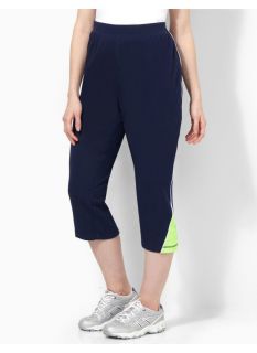Catherines Plus Size Neon Piped Capri   Womens Size 3X, Mariner Navy