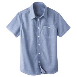 Cherokee Boys Button Down Shirt   Cruise Blue XL