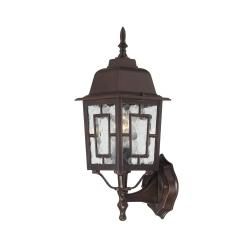 Nuvo Banyon 1 light Rustic Bronze 17 inch Wall Sconce