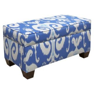 Skyline Bench Custom Upholstery Box Seam Bench 6225 Himalaya Porcelain