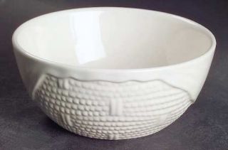 Pfaltzgraff Heritage White Small Basket Bowl, Fine China Dinnerware   Stoneware,