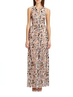 Hana Sequined Lace Gown   Pink